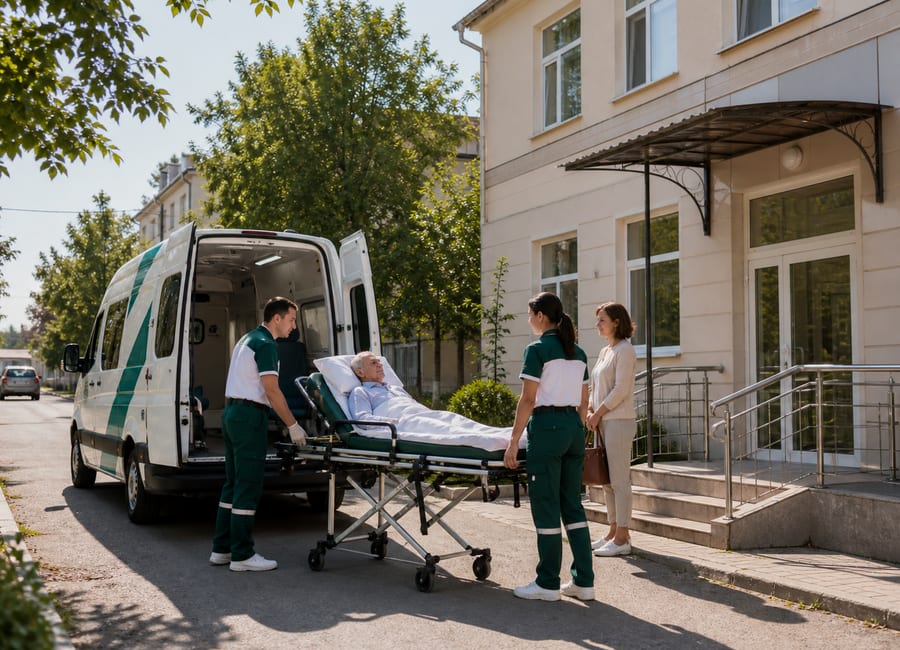 Санитарная перевозка пациентов МедТранс: Перевозка пациентов в Новокубанске